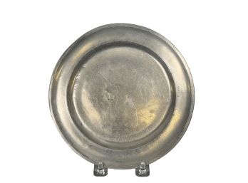 WILLIAM DANFORTH (8) INCH PEWTER PLATE