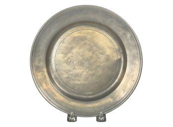 SAMUEL KILBOURN 8 3/4 INCH PEWTER PLATE