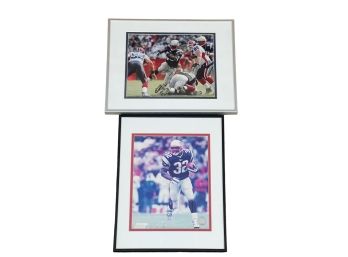 (2) NEW ENGLAND PATRIOTS SIGNED PHOTOGRAPHS