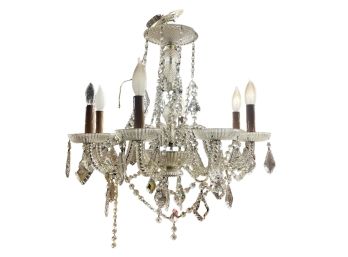 LEAD CRYSTAL 'PRINCESS' CHANDELIER