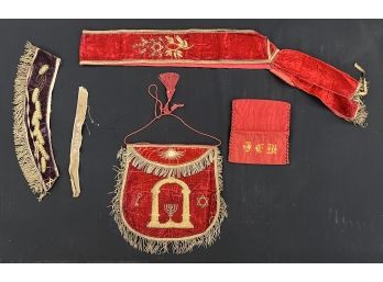 GROUPING of CEREMONIAL VESTMENTS including MASONIC