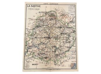 (2) LARGE FRENCH MAPS