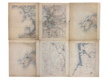 (11) 1939 USGS MAPS of NEW ENGLAND