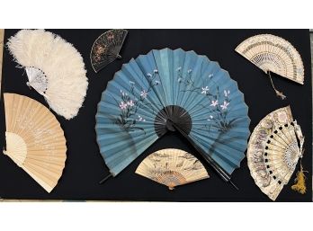 (7) ANTIQUE/VINTAGE HAND FANS