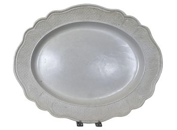 CREIL (FRANCE) SALT GLAZED CREAMWARE PLATTER