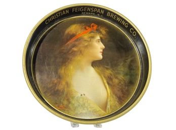 CHRISTIAN FEIGENSPAN BREWING CO ADVERTISING TRAY