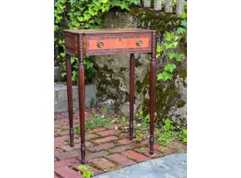 FEDERAL PERIOD MAHOGANY WORK STAND