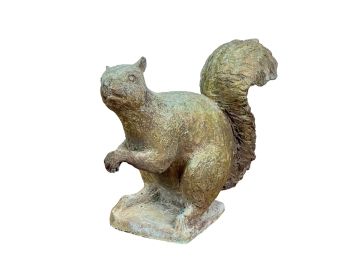 BRONZE SQUIRREL by BEVERLY B. SEAMAN of MARBLEHEAD