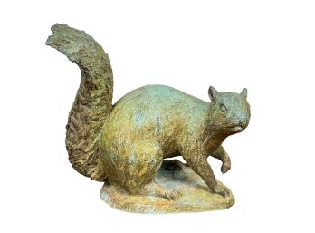 BRONZE SQUIRREL by BEVERLY B. SEAMAN of MARBLEHEAD