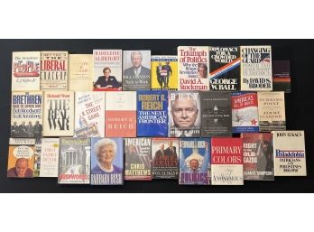 (29) POLITICAL/BIOGRAPHICAL BOOKS ABOUT