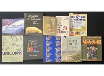 (10) MISCELLANEOUS BOOKS INCLUDING