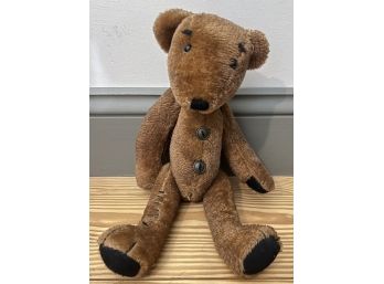 VINTAGE JOINTED MOHAIR TEDDY BEAR