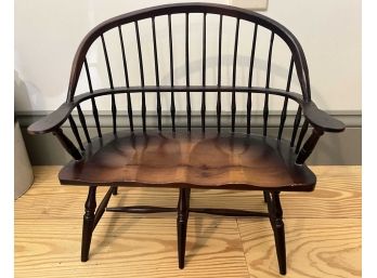 VINTAGE MINIATURE REPRODUCTION WINDSOR BENCH