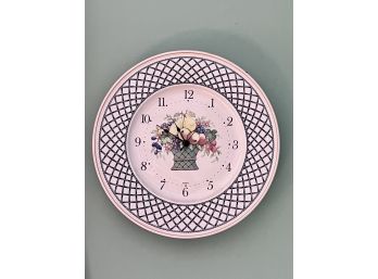 VILLEROY & BOCH BASKET WALL CLOCK