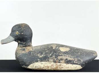 CARVED & PAINTED RINGNECK DRAKE DECOY