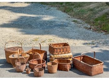 GENEROUS COLLECTION OF BASKETS