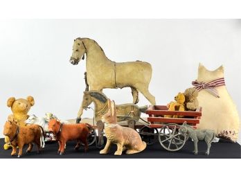 GENEROUS GROUPING MISC ANIMAL FIGURINES