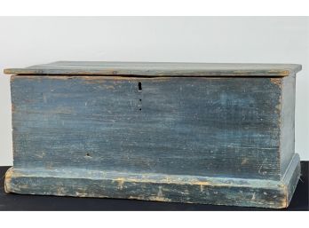 PAINTED (19th C) SEA CHEST