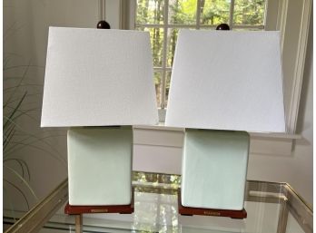 PAIR OF RALPH LAUREN CERAMIC TABLE LAMPS