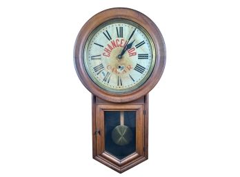 CHANCELLOR CIGARS ANSONIA REGULATOR WALL CLOCK