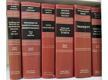 (6) LAW BOOKS PUBLISHED BY LITTLE, BROWN & CO