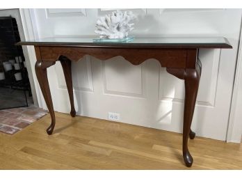 CUSTOM QUEEN ANNE STYLE CONSOLE TABLE