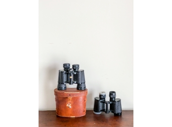 (2) PAIRS OF VINTAGE BINOCULARS