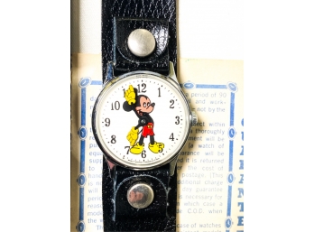 INGERSOLL MICKEY MOUSE WATCH IN ORIGINAL CASE