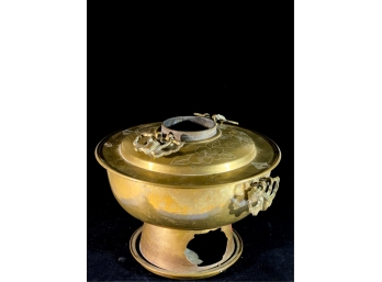 ETCHED BRASS KOREAN CENSER