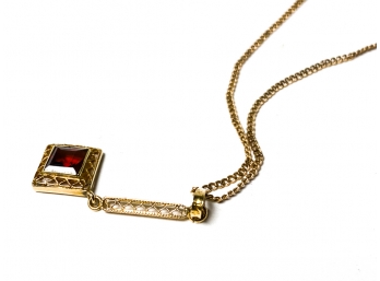 14K GOLD LAVALIER PENDANT