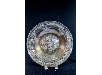 WONDERFULLY DECORATED STERLING SILVER TRAY