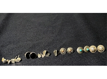 (8) PAIRS OF VINTAGE STERLING EARRINGS