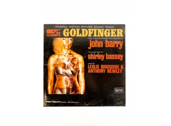 JAMES BOND 'GOLDFINGER' SOUNDTRACK VINYL RECORD