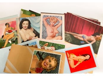 VINTAGE LITHOS & CALENDARS, RISQUE & PINUP