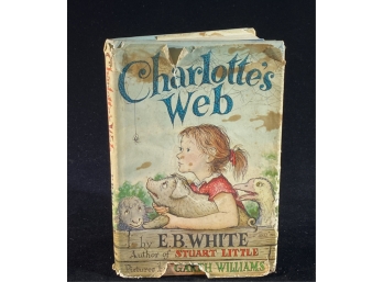 VINTAGE HARDCOVER 'CHARLOTTE'S WEB' BY EB WHITE