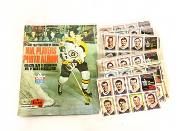 FINAST NHL PLAYERS PHOTO ALBUM WITH CARDS