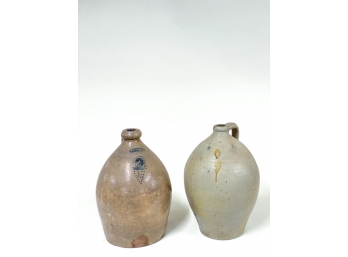 (2) TWO GALLON STONEWARE JUGS