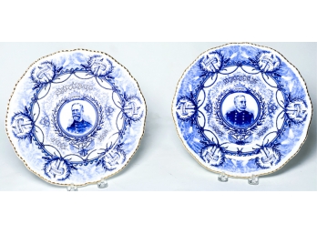 COALPORT 'SAMPSON & DEWEY' COMMEMORATIVE PLATES