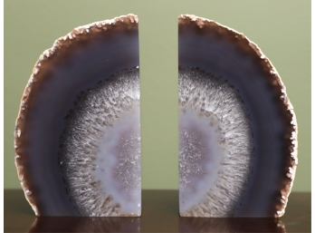 GEODE SPECIMEN BOOKENDS