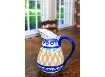 COLORFUL CERAMIC PITCHER