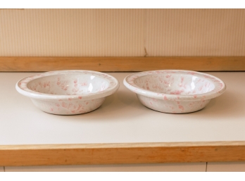 (2) BENNINGTON POTTERY BOWLS