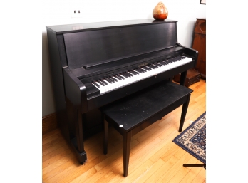 CHARLES R. WALTER 45' EBONY STUDIO PIANO