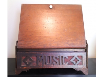 1875 MUSIC CABINET by E.J. HOGAN