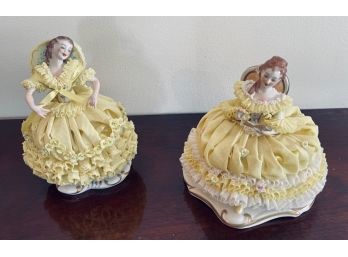 (2) PORCELAIN FIGURINES