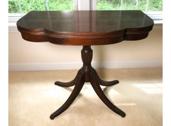 MAHOGANY GAME TABLE