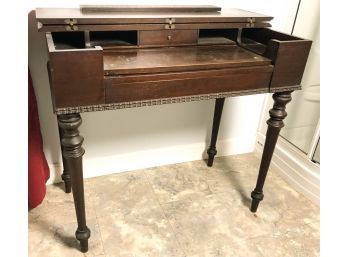 MAHOGANY SPINNET DESK