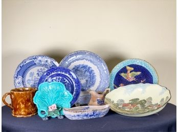 (9) PIECES OF MISC NICE QUALITY PORCELAIN