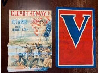 (2) WWI LIBERTY BONDS POSTERS