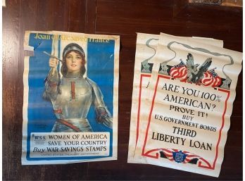 (3) WWI LIBERTY BONDS POSTERS