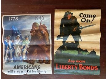 WWI & WWII LIBERTY BONDS POSTERS